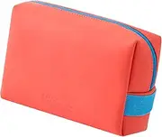 [Ysyqkn] Bag with, Portable PU Hanging Bag, Toiletry Storage, Orange