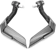 Motorcycle Hand Guard Aluminum Alloy ABS 22MM Protector for CBR1000RR CB650R CB600F CRM 250 for Zontes 350E(Black)