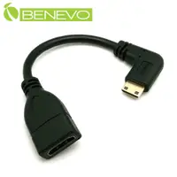 在飛比找PChome24h購物優惠-BENEVO右彎型 Mini HDMI(公) 轉 HDMI 