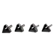 4pcs M6 M8 Aluminum Speaker Spike Shockproof Isolation Stand Feet Cone Base Nail