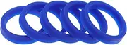 X AUTOHAUX Universal Oil Seal UN Lip Seal Ring Rotary Shaft Seal 45x55x10mm High Pressure TPU Blue 5 Pcs