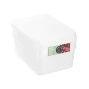 10pcs x600ml Plastic Food Storage Containers Kithen Pantry Freezer Organiser Box