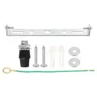 1set Ceiling Light Plate 135x19x16mm Lighting Fixture Mounting Bracket