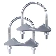 Aerial Pole Mast Outdoor UBolt Clamp For Helium Hotspot Fiberglass Miner Antenna
