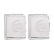 2PCS PLASTIC SLIDE PLATE BOBBIN COVER FIT FOR JANOME MS2522 659 9500 9700 300e+