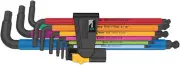022640 950/9 Hex-Plus Imperial Black Laser 2 L-Key 9-Pieces Set