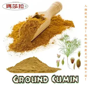 [瑪莎拉] 100％純天然小茴香粉  (孜然粉)  {120 公克/裝}  Ground Cumin