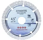 4-1/2 Inch Metal Cutting Diamond Blade, 4.5" Cut Off Wheel for Cast Iron Reba...