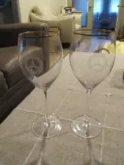 Mercedes Wine Glass 10” 2pc set