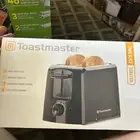 Toastmaster Two Slice Toaster Wide Slots TM-103TS Black Cool Touch No UPC