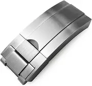 [KBCTFWP] 9mm 16mm Stainless steel folding buckle glide lock Fit For Rolex submariner Oysterflex Daytona Fit For GMT watch band strap Deployment clasp
