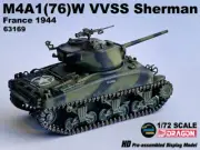 DRAGON WW2 1/72 TANK M4A1 76 W VVSS SHERMAN Belgium 1944 1:72 toy totalWar