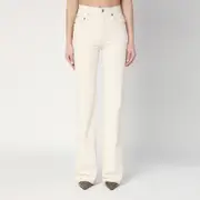 [Saint Laurent] 70's jeans in almond colour 30 White