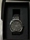 Nixon Time Teller A045-5084-00 Gunmetal / Black Sunray Men's Dress Watch NWT