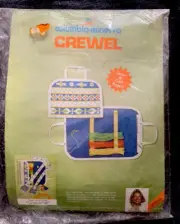 Columbia Minerva Crewel Kit #7502 Carrying Case Kit . Vintage 1974 NEW SEALED