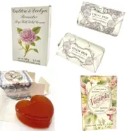 Lot of 5 (Five) Crabtree & Evelyn Vintage and Discontinued Perfumed Soaps
