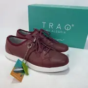 Alegria TRAQ Men's Qake - Maroon. With Smarthphone APP Step Counter, Size 11