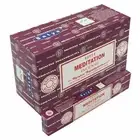 Satya Meditation Incense Sticks Hand Rolled Home Fragrance AGARBATTI 15x12 Pack