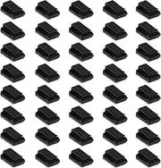 Tihebeyan 40PCs Premium Plastic Car Adjustment for Cable Clips for Easy Fit for Cord Ending Decorative Wire Organization, Convenient and Easy to Use, for Cable Management for Auto GPS (S)