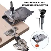 35mm Hinge Jig Drill Guide Wood Hole Cutter Kitchen Cabinet Locator Drill F4T4