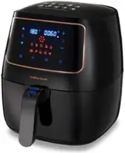 [Morphy Richards] 3L Digital Health Fryer, Rose Gold Collection, Rapid Air Technology, 8 Pre-Program Settings, Touch Screen, Fry, Bake, Roast & Grill, 480005