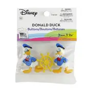 Dress It Up Buttons Disney Donald Duck Novelty Buttons