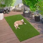 MJIAHOMDEC Artifical Grass Turf Lawn 3x5ft Realistic Synthetic Grass Mat Thic...