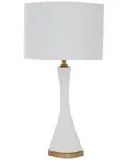 CosmoLiving by Cosmopolitan Modern Ceramic Gold Table Lamp