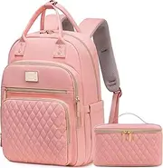 [Weitars] Lunch Backpack for Women,15.6 Inch Laptop Backpack Travel Backpack for Women,Work Backpack,Teacher Nurse Backpack