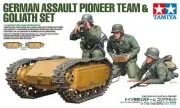 Tamiya 35357 WWII German Assault Pioneer Team & Goliath 1/35 Scale Model Figures