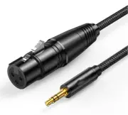 AV182 3.5mm TRS Male to XLR Female for Microphone Audio Adapter Cable 1M 2M