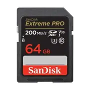 SanDisk 64GB Extreme PRO SDXC UHS-I Memory Card - C10, U3, V30, 4K UHD, SD Ca...