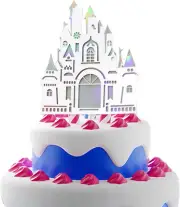 Honbay 10PCS Double Layer Paper Castle Cake Toppers Birthday Party Decoration...