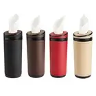 Auto Round Paper Tube Car Tissue Box Cover with Safety Hammer Tissue Storage Box