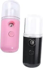 2Pcs Portable Facial Mister Humidifier Handheld Nano Spray Device for for Skin Care Makeup Refreshing and Daily Moisture