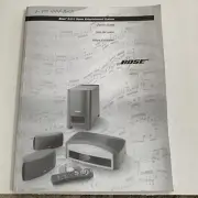 Bose User Guide Manual ONLY 321 DVD Home Entertainment System 2002