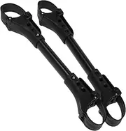 LOLIPPYY 2Pcs Pram Stroller Connector Transform Two Single Strollers Into Double Stroller for Twins Quick Installation Wide Compatibility for Outdoor Use