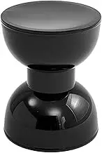 Yajuyi Side Table Indoor Furniture Coffee Tea Table for Living Room Corner Bedroom NightStand, Black