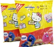 (Limited edition) MONSTER Mummy Noodle Snack Spicy Flavour.-2 packs + Free Gift