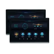 13.3 in HD LCD Touch Screen Bluetooth Car Rear Seat Headrest Monitor Player 2Pcs (for: Fiat)