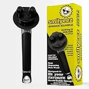 The Original Smiling Sponge Handle™ Soap Dispensing Handle by ® - Dishwand for Scrub Daddy Sponge (Black) Dish Wand…