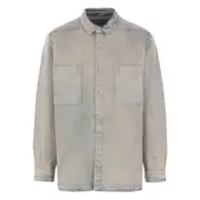 [Rick Owens Drkshdw] Rick Owens Drkshdw Patch-pockets Denim Jacket L BLUE