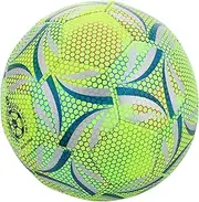 Kisangel Mini Footballs Glow Feature Standard Size Soccer Baseball Training Luminous Bright Ball for Sport