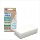 12x White Magic MICROFIBRE ERASER SPONGES 11x7x4cm Smooth & Porous Surfaces