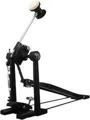 Generic Drum Single Pedal Bass Drum Pedal for Drum Set Metal Drum Pedal Thick Chain Anti Design and Adjustable Spring Tension for Levels of Drummers