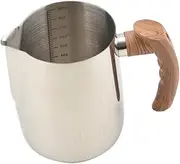 Veemoon 1pc Stainless Steel Candle Melting Cup with Scale Durable DIY Wax Melting Pot for Handmade Candle Making Capacity Convenient Handle