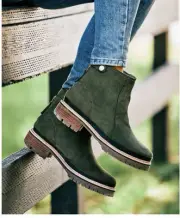 Ariat Ladies Leighton Waterproof Suede Olive Green Boots 10042557 Size 9.5 NIB
