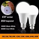 E27 Screw Mouth/B22 Bayonet 3W-36W LED Bulb Globe Lamp Energy Saving Bulb 2835