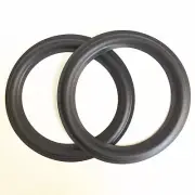 2 Replacement 6" Speaker Rubber Surrounds For Paradigm Titan Woofer Edge Repair