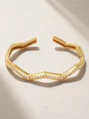 [David Yurman] David Yurman - Stax 18-karat Gold Diamond Cuff - M M Gold